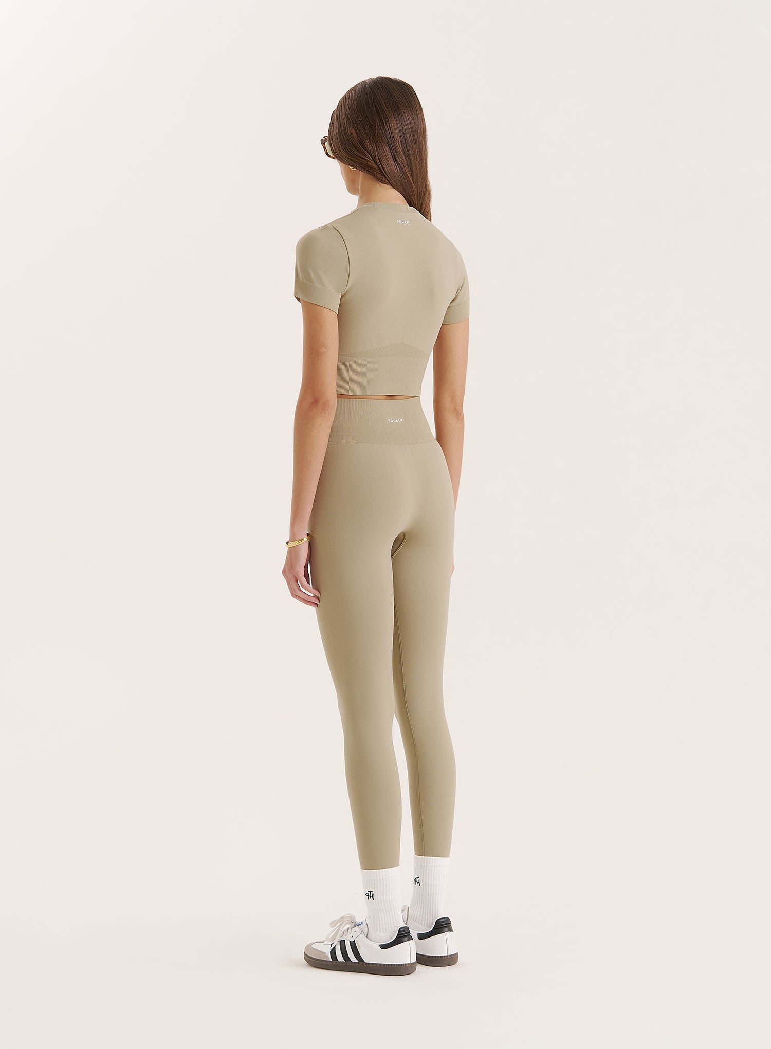 Sage Seamless Gym Crop Top